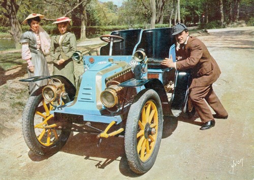 Carte postale automobile - postale,