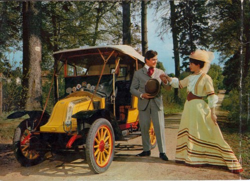 Carte postale automobile - carte,