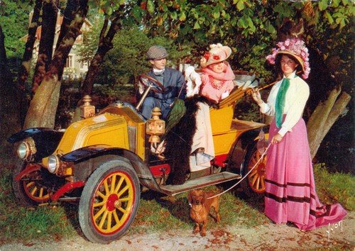 Carte postale automobile - postale,
