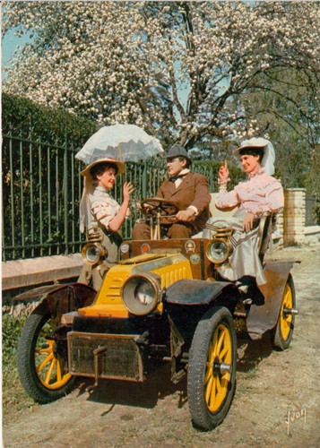 Carte postale automobile - postale,