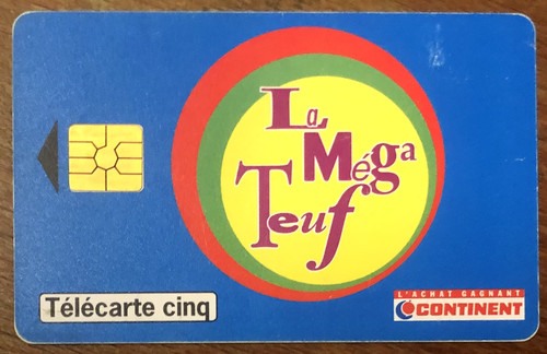 Telecarte continent mega - telecarte, 5u