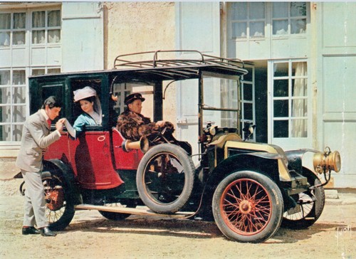 Carte postale automobile - postale,