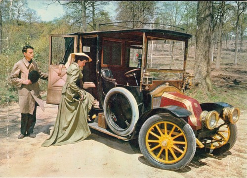 Carte postale automobile - carte,