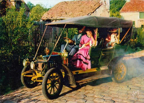 Carte postale automobile - carte,